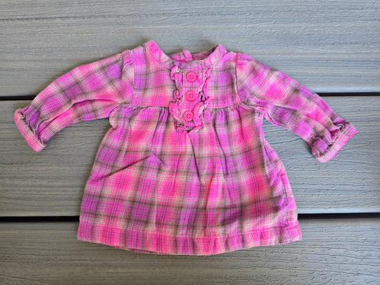 Carter's Girls Long Sleeve Blouse-NB