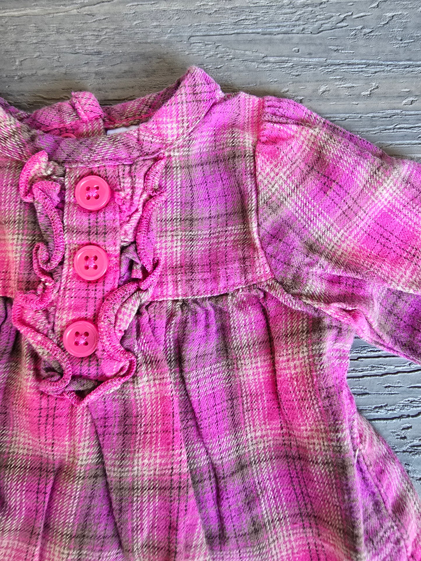 Carter's Girls Long Sleeve Blouse-NB