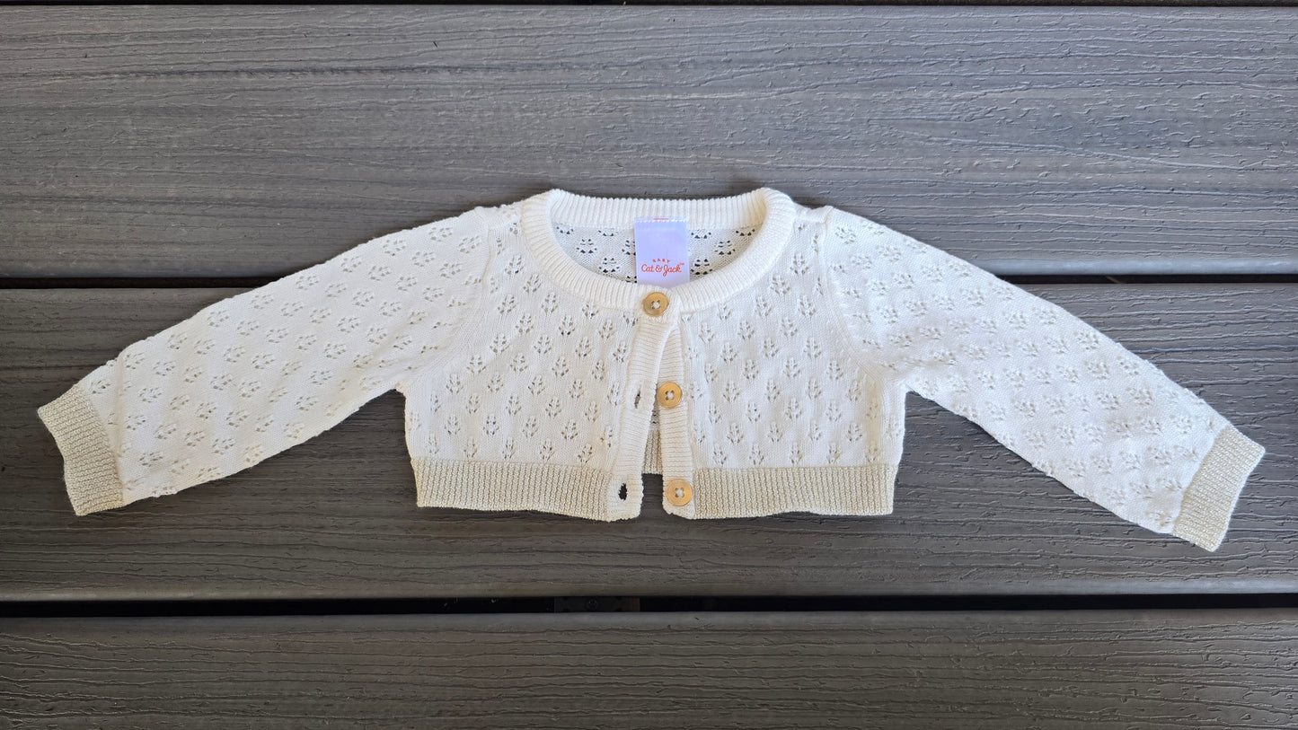 Cat&Jack Girls Cardigan Cover-NB