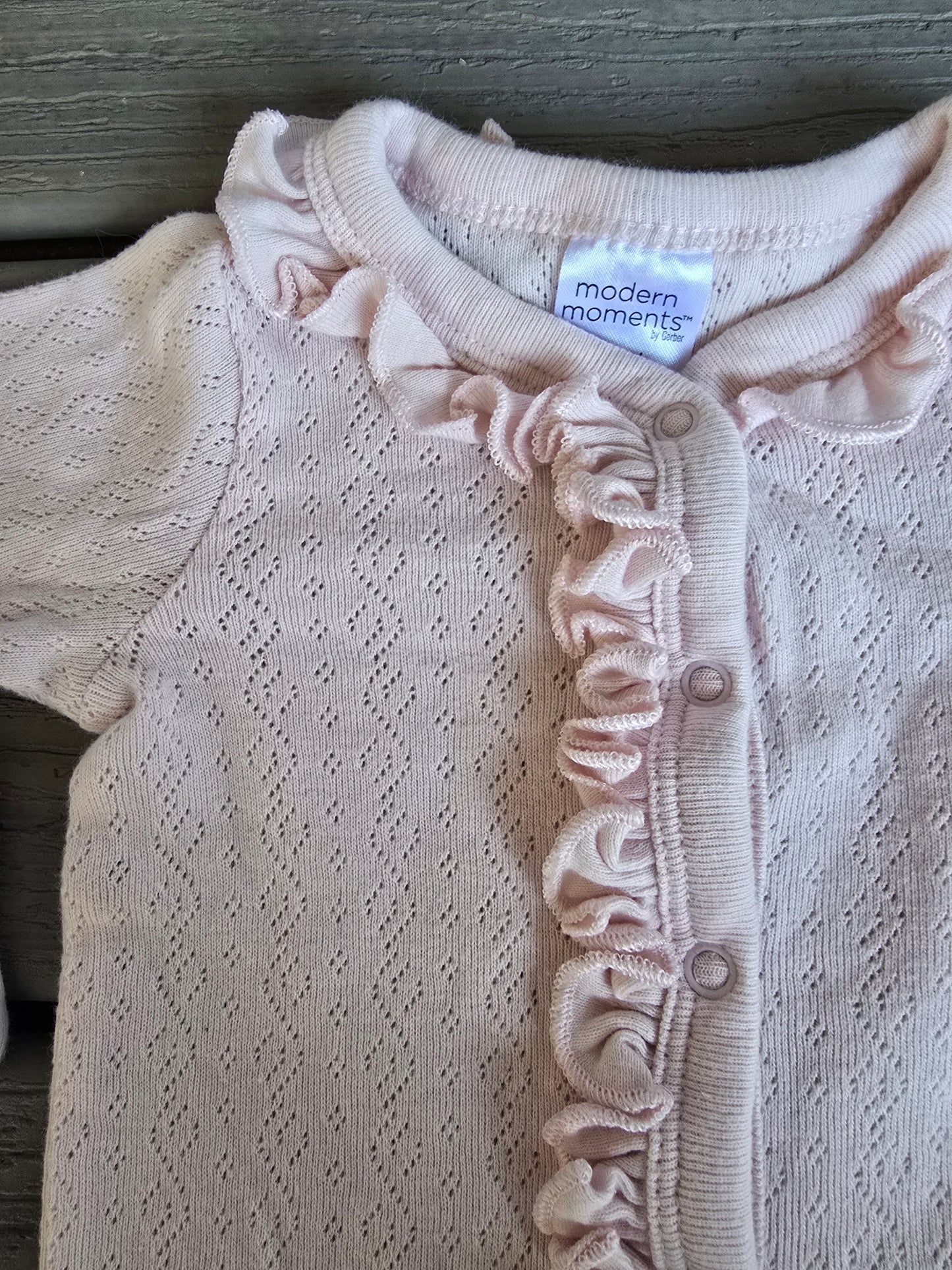 Modern Moments Girls Snug Fit Snap Pajama-NB