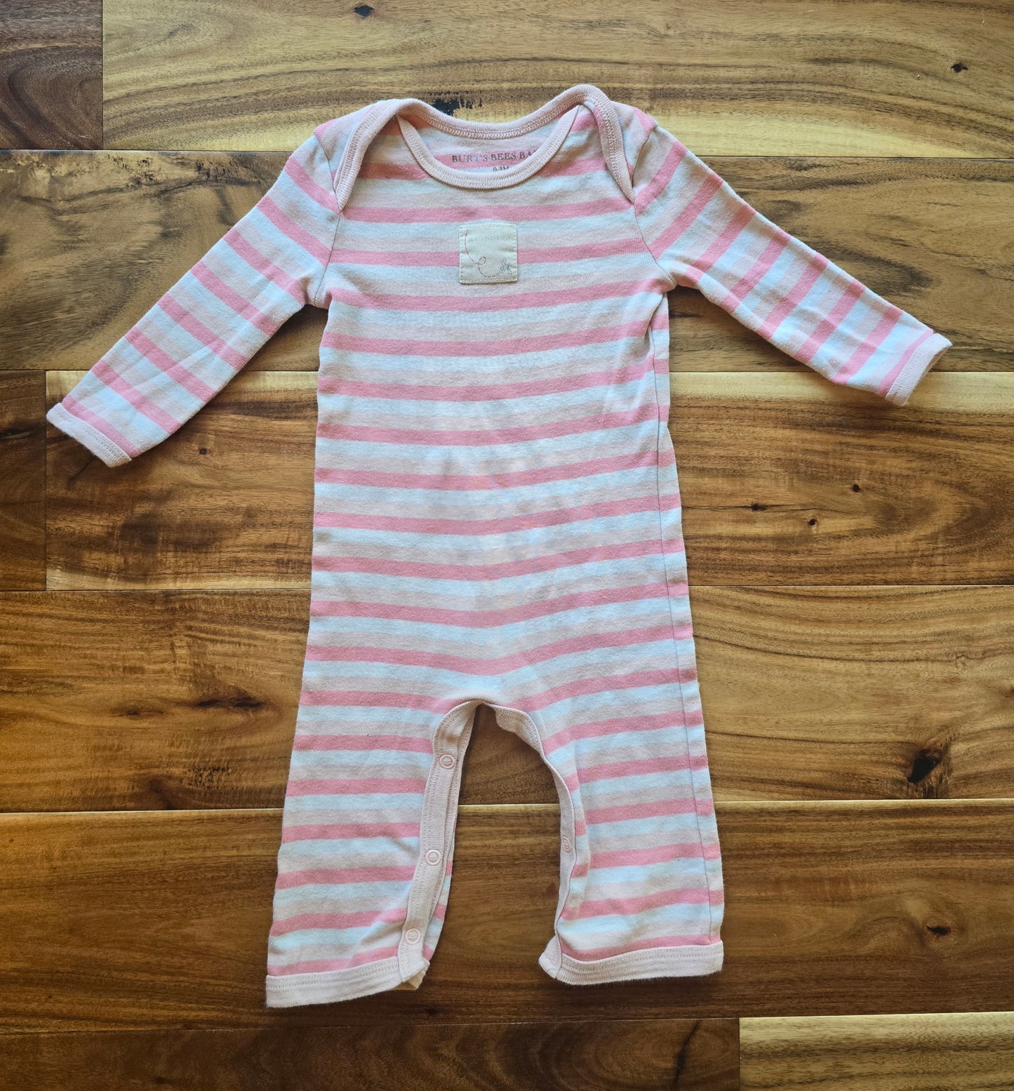 Burt's Bees Girls Snug Fit Pull Over Pajama-0/3M