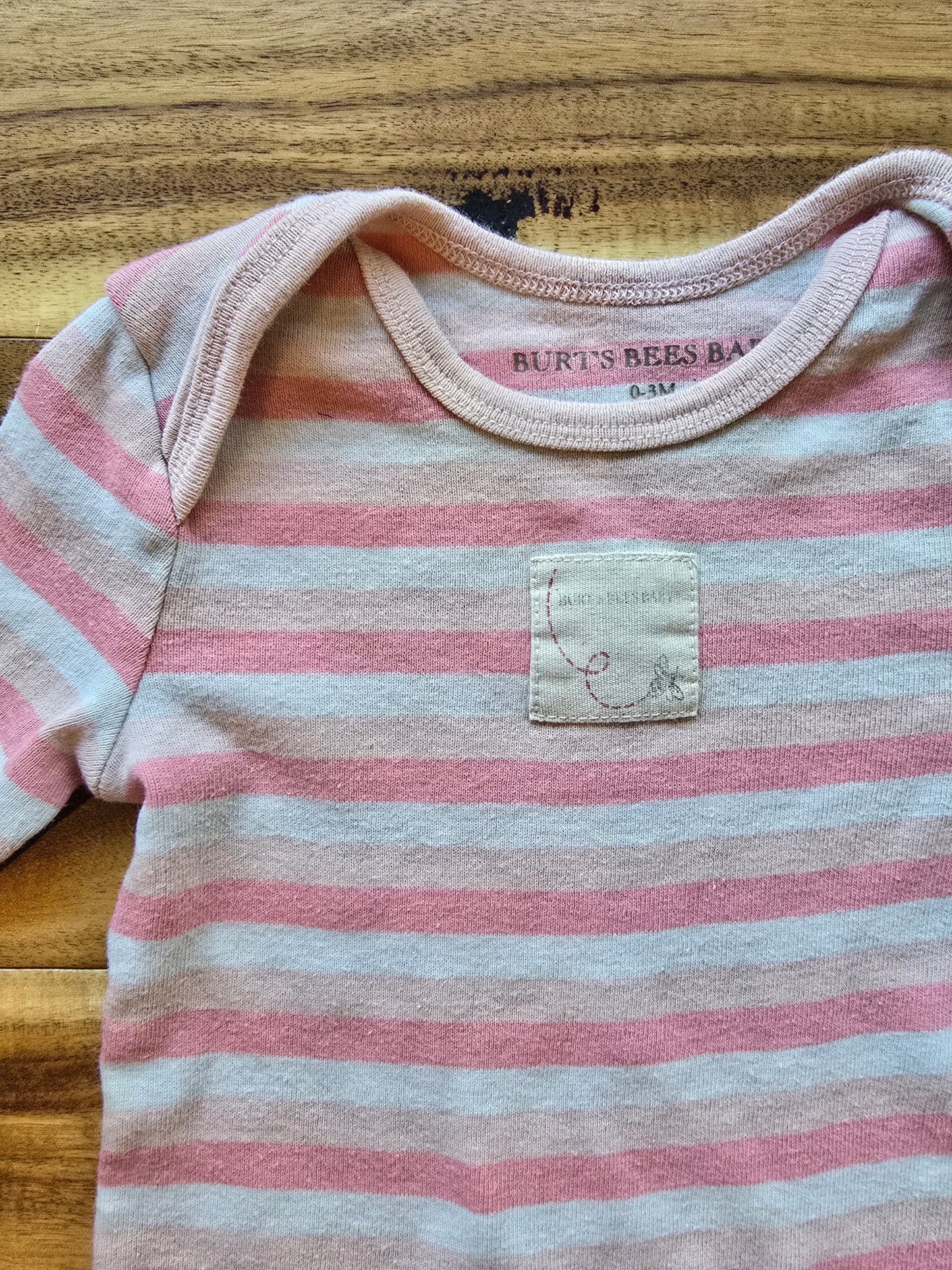 Burt's Bees Girls Snug Fit Pull Over Pajama-0/3M