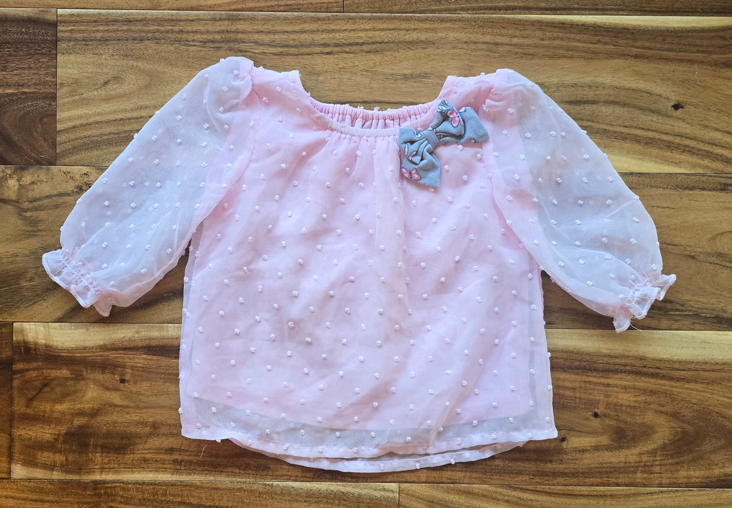 Healthtex Girls Pink Blouse-0/3M