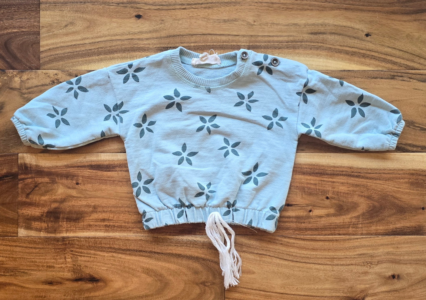 Jessica Simpson Girls Long Sleeve Blouse-3/6M