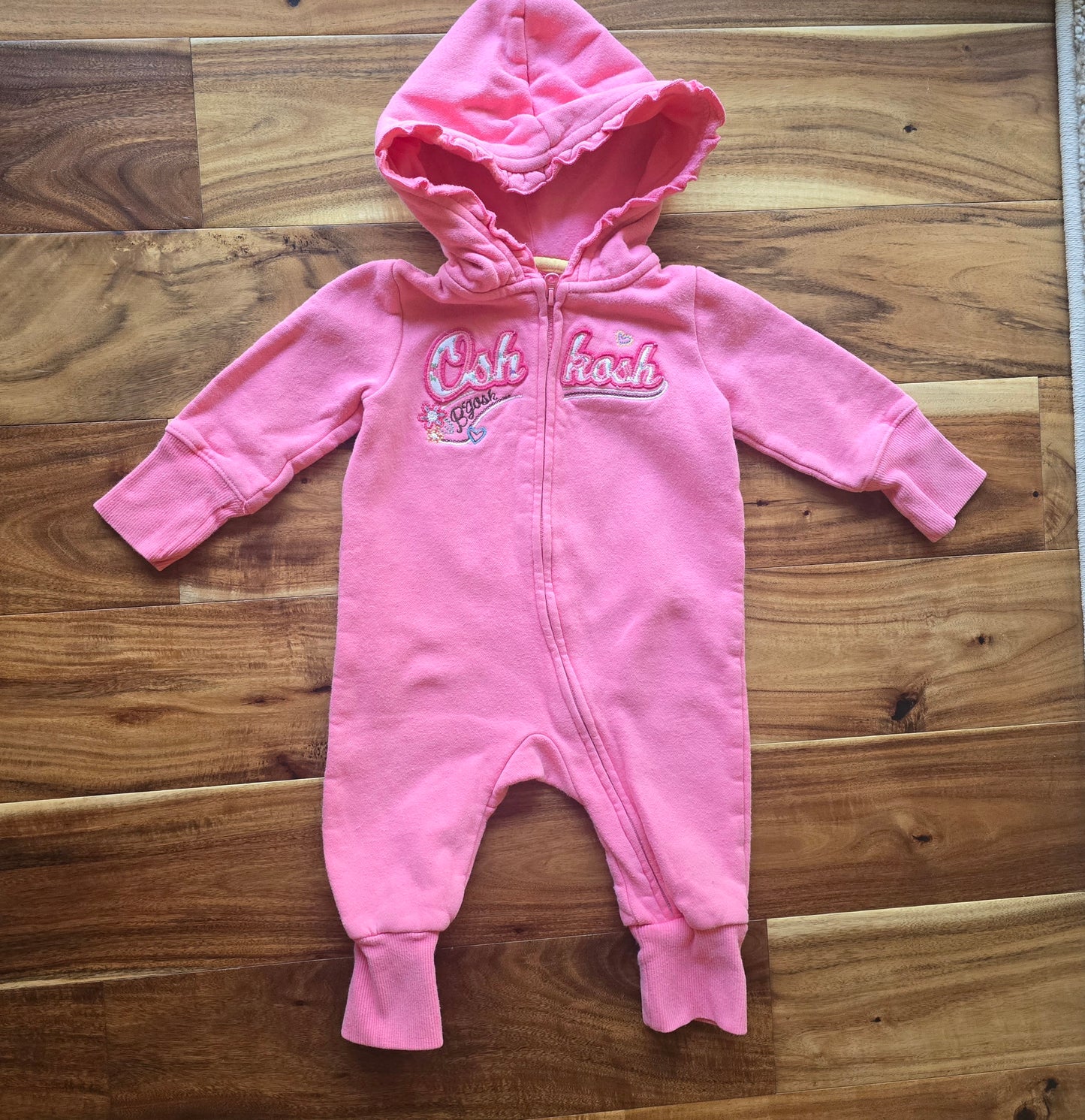 OshKosh Girls Romper Sweatsuit-6M