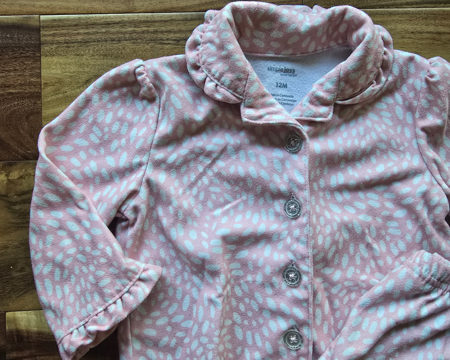 Simple Joys Girls Pajama Set-12M