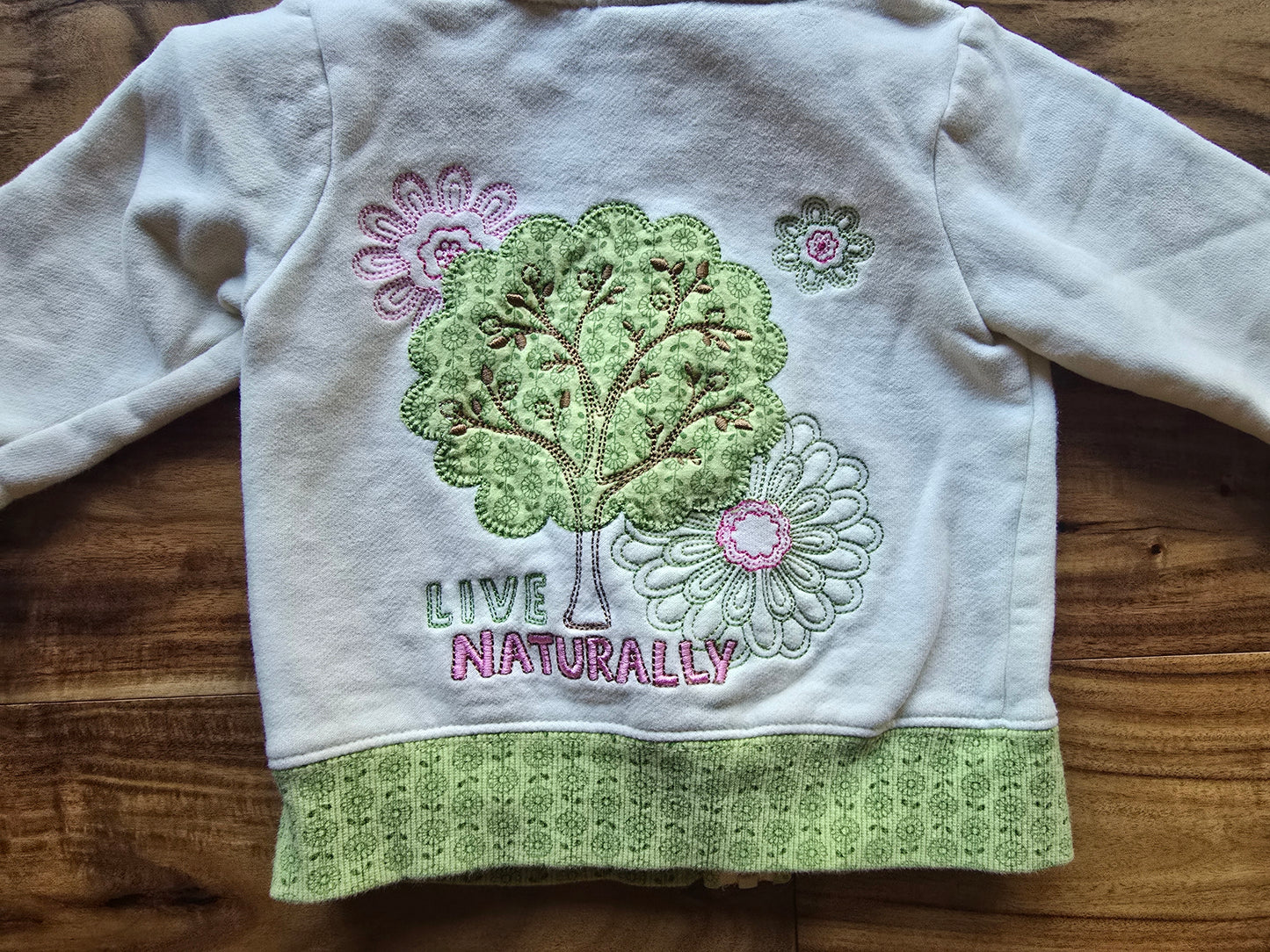 Absorba Girls Front Zip Hoodie-12M