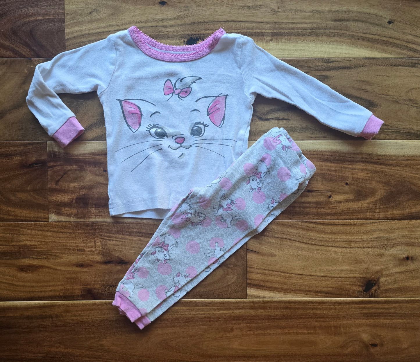 Disney Girls Aristocats Pajama Set-18M