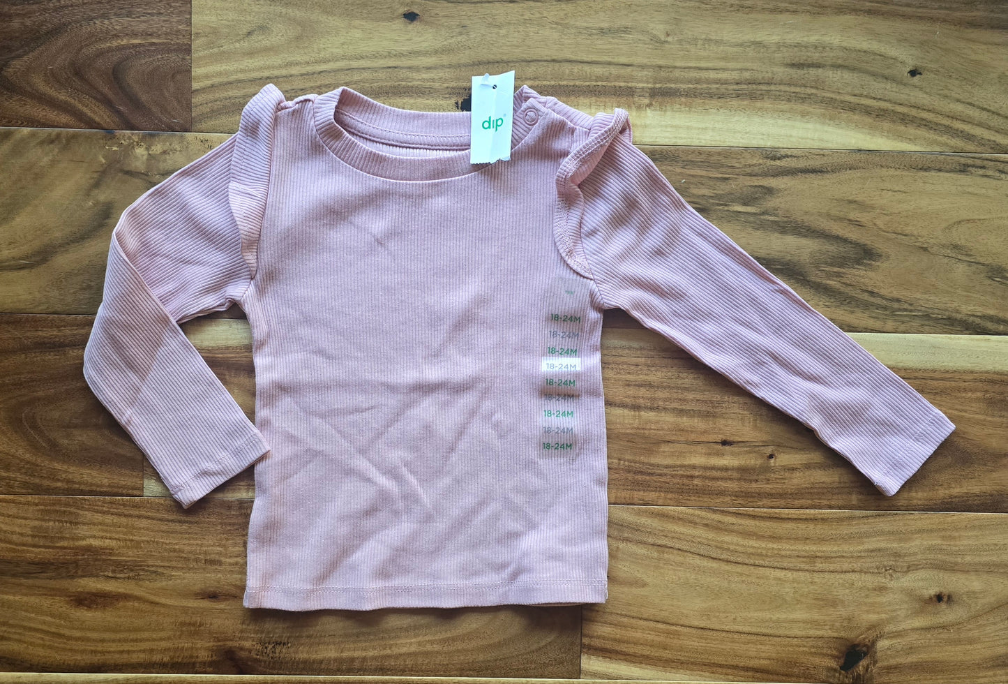 NWT Dip Girls Long Sleeve Blouse-18/24M