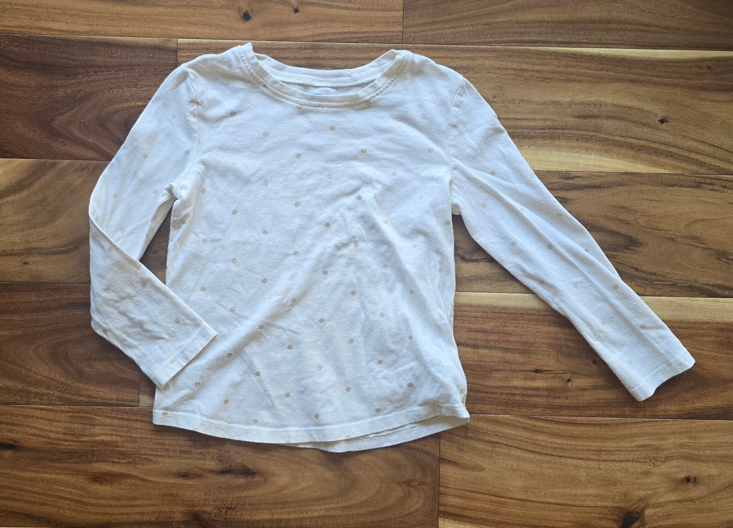 Old Navy Girls Dot Long Sleeve Shirt-5T