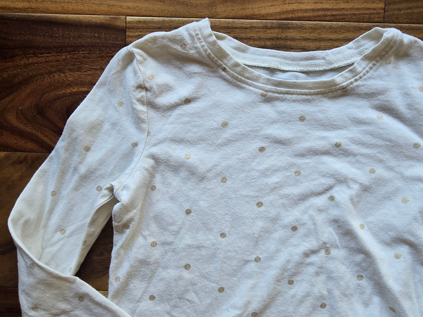 Old Navy Girls Dot Long Sleeve Shirt-5T