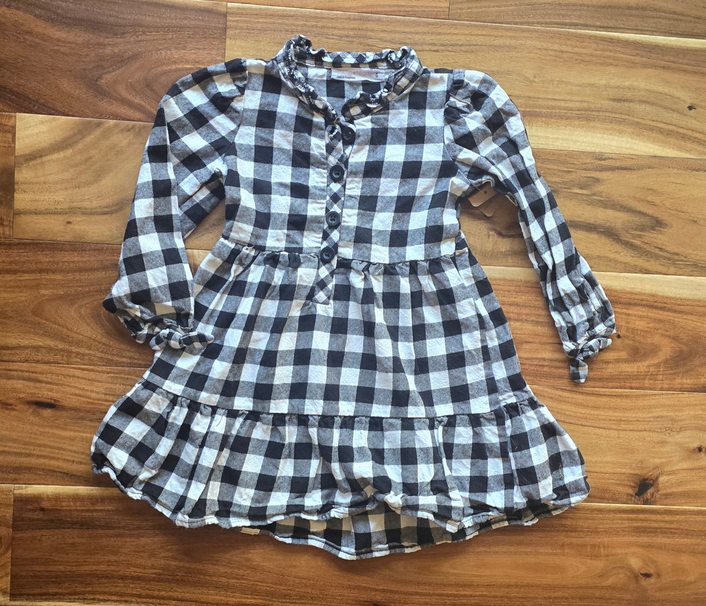 Young Hearts Girls Plaid Dress-4T