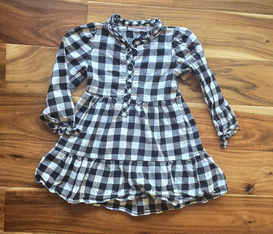 Young Hearts Girls Plaid Dress-4T