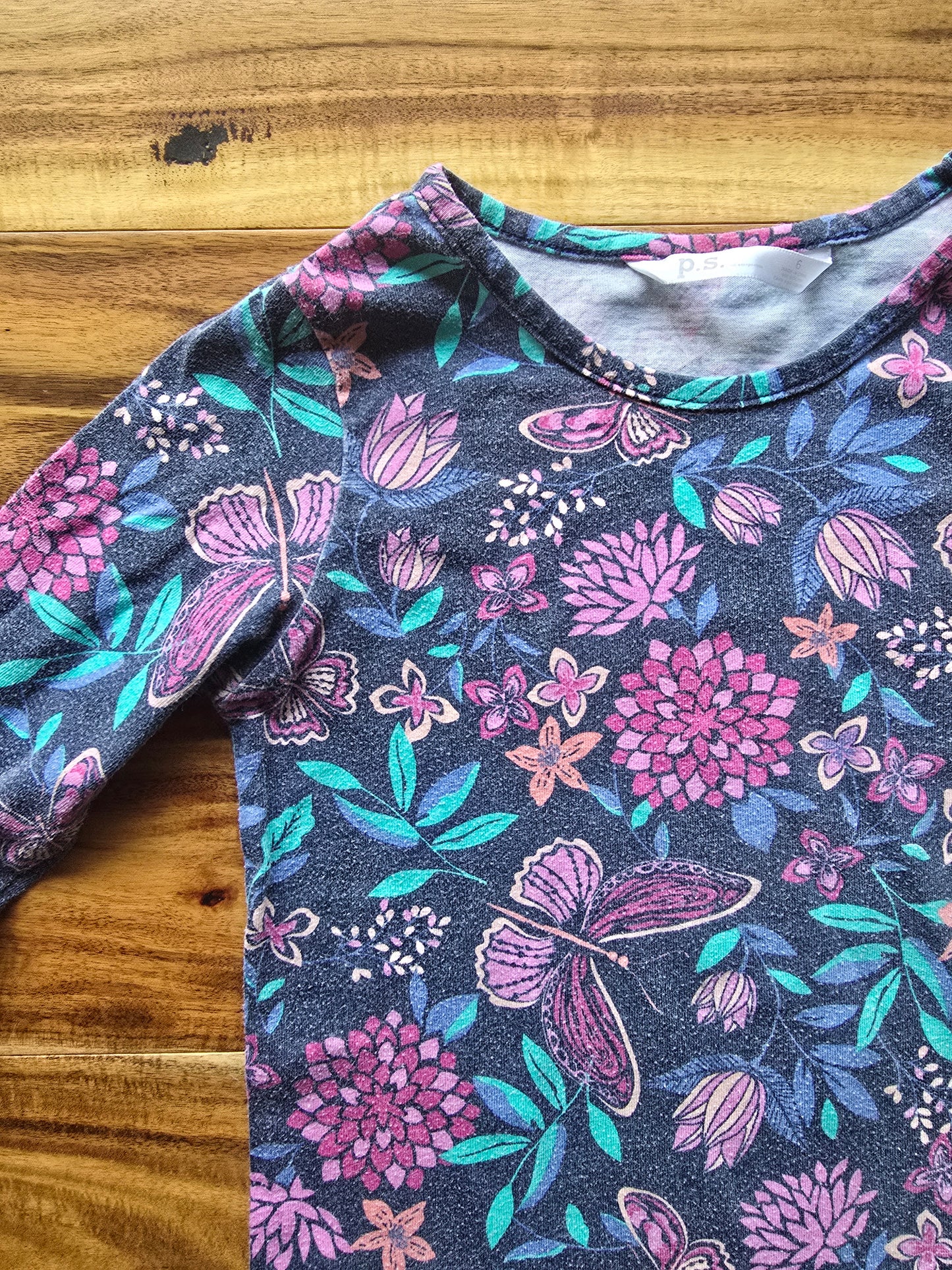 P.S. Girls Casual LS Dress-6