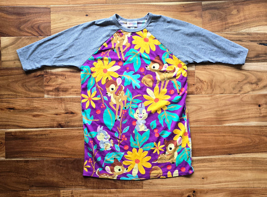 Lula Roe Girls Disney Tshirt Dress-12