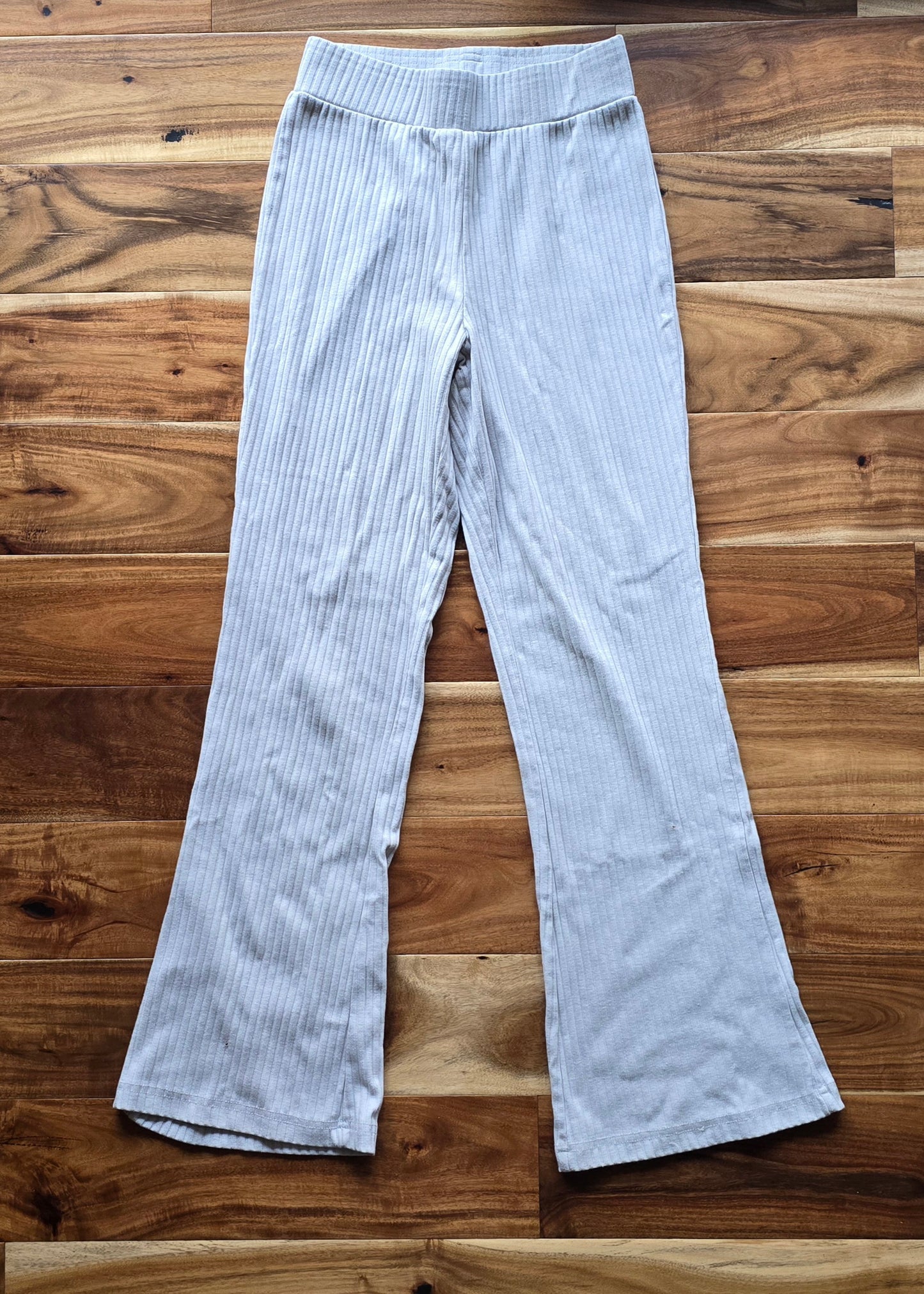 Girls Heather Gray Pull On Sweatpants-10/12