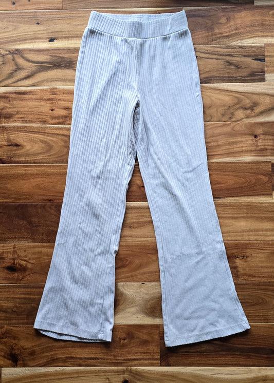 Girls Heather Gray Pull On Sweatpants-10/12