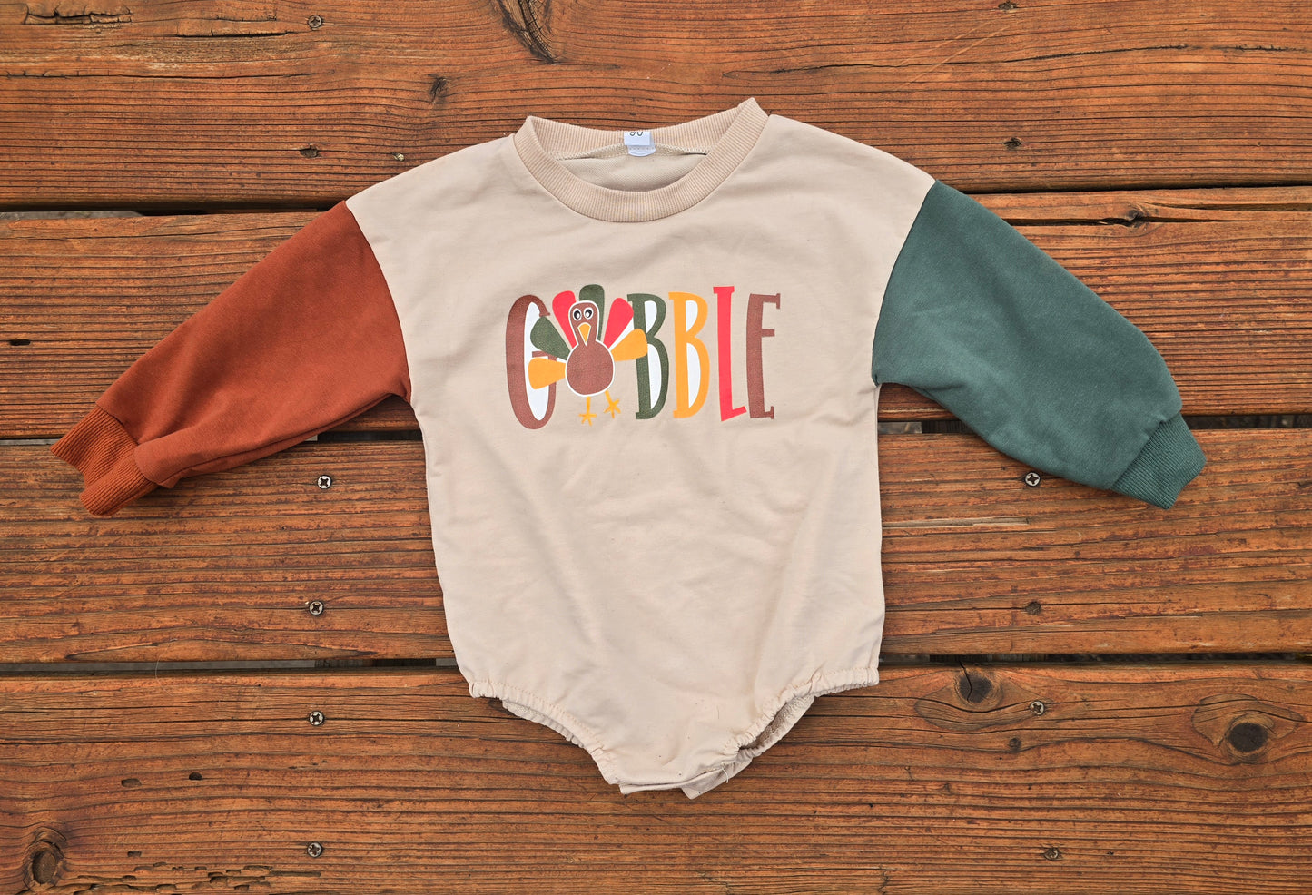 Boys Gobble Bodysuit-2T