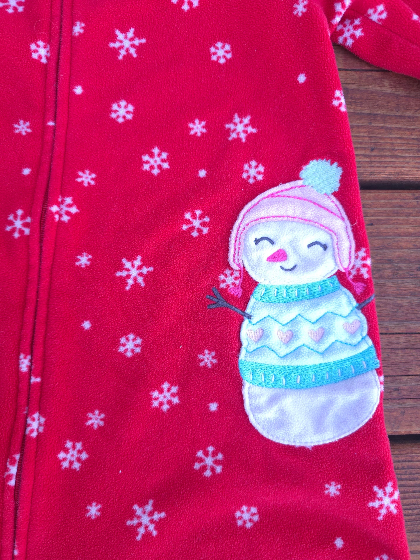 Carter's Girls Fleece Snug Fit Zip Pajama-12M