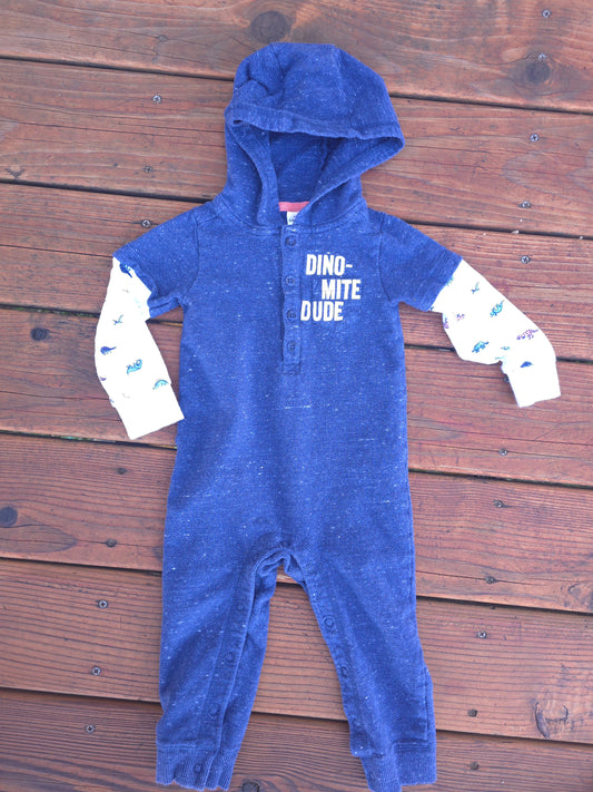 Carter's Boys Long Sleeve Romper Outfit-18M