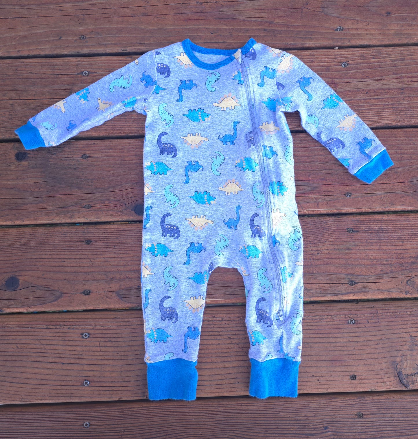 KoalaBaby Boys Snug Fit Zip Pajama-18M