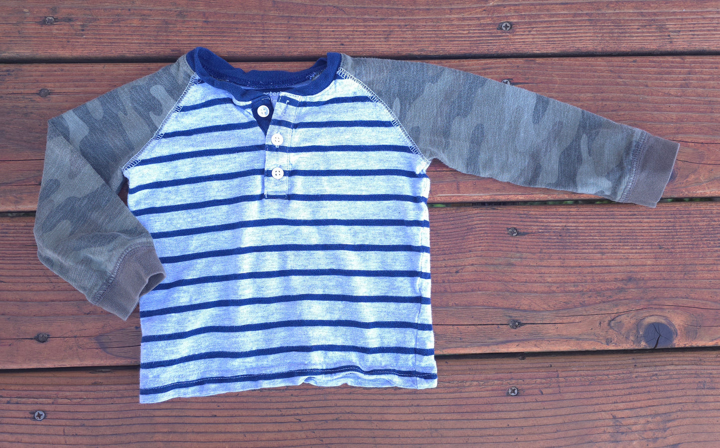 Carter's Boys Camo Long Sleeve Shirt-18M