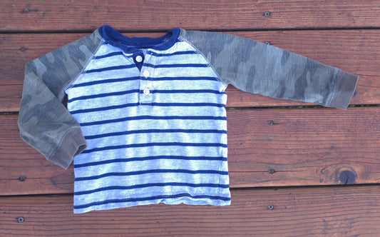 Carter's Boys Camo Long Sleeve Shirt-18M