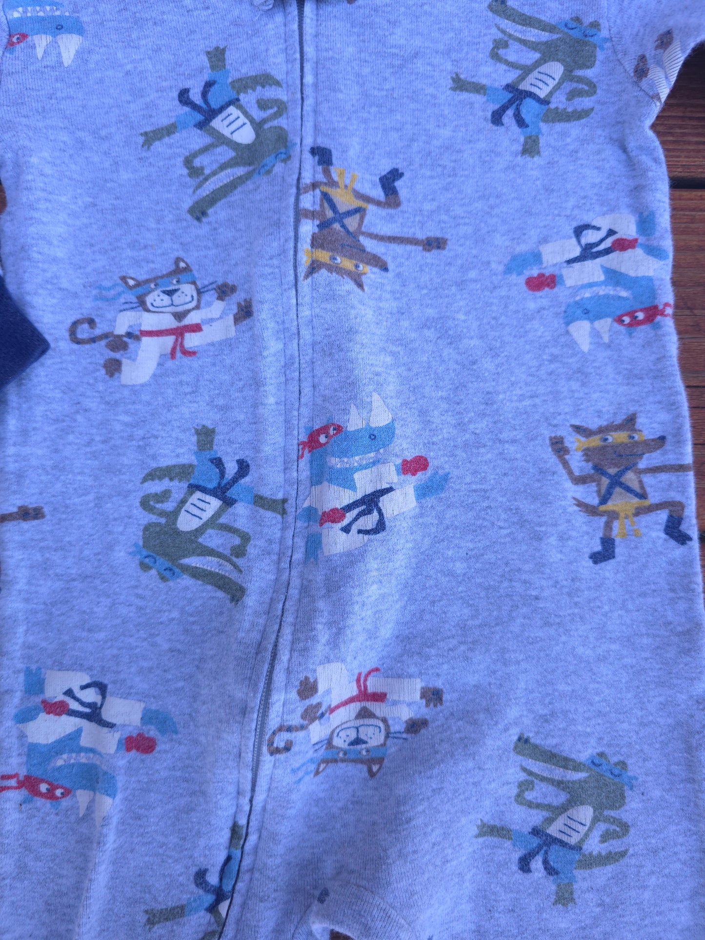 Carter's Boys Ninja Snug Fit Zip Pajama-18M