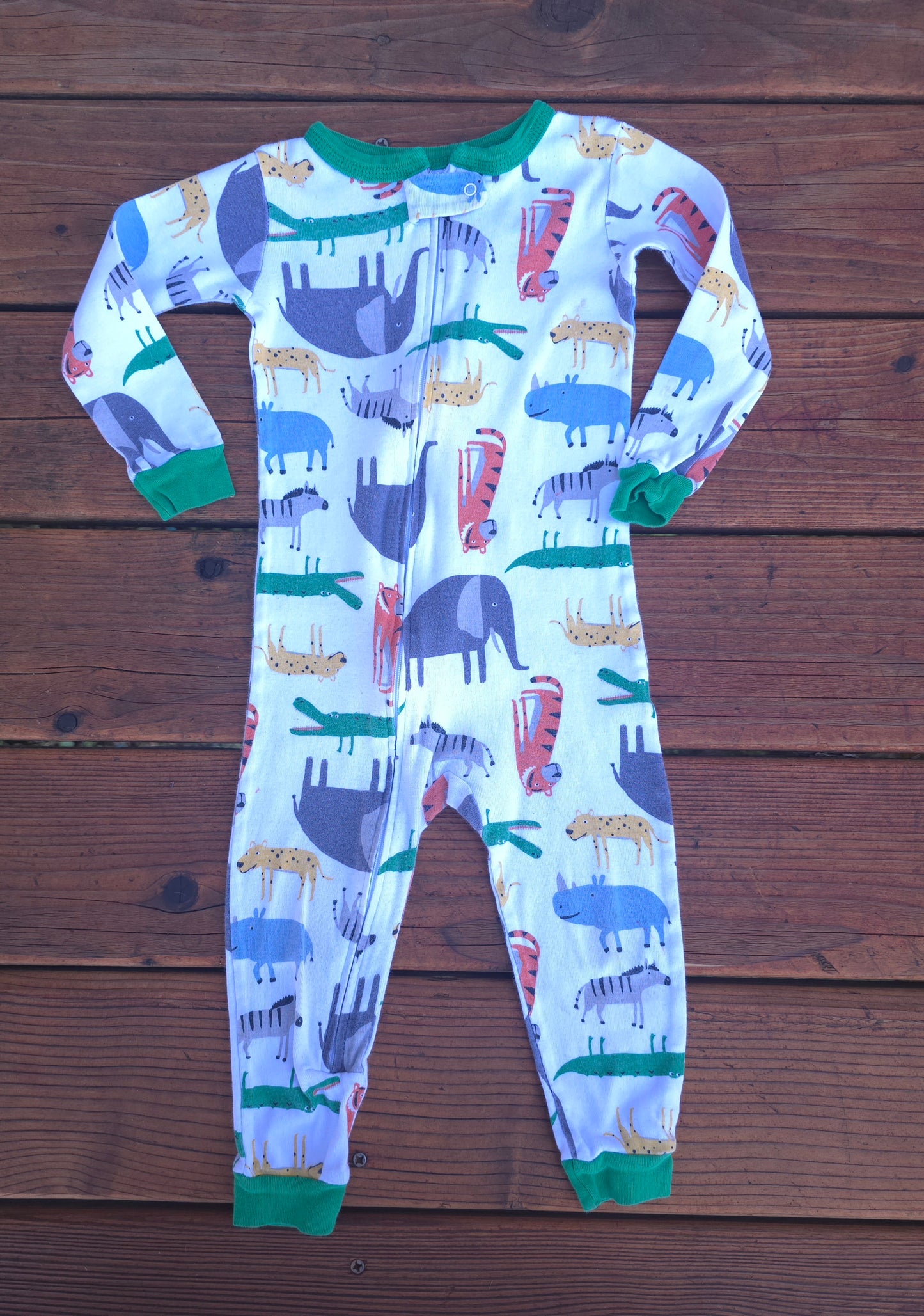 Carter's Boys Snug Fit Zip Pajama-2T