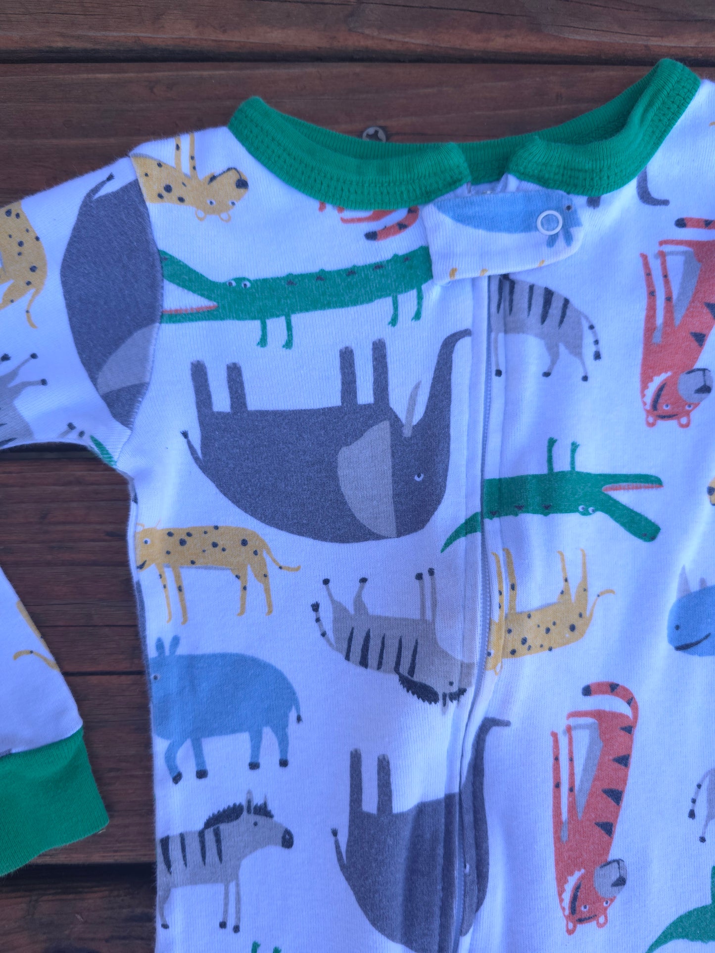 Carter's Boys Snug Fit Zip Pajama-2T