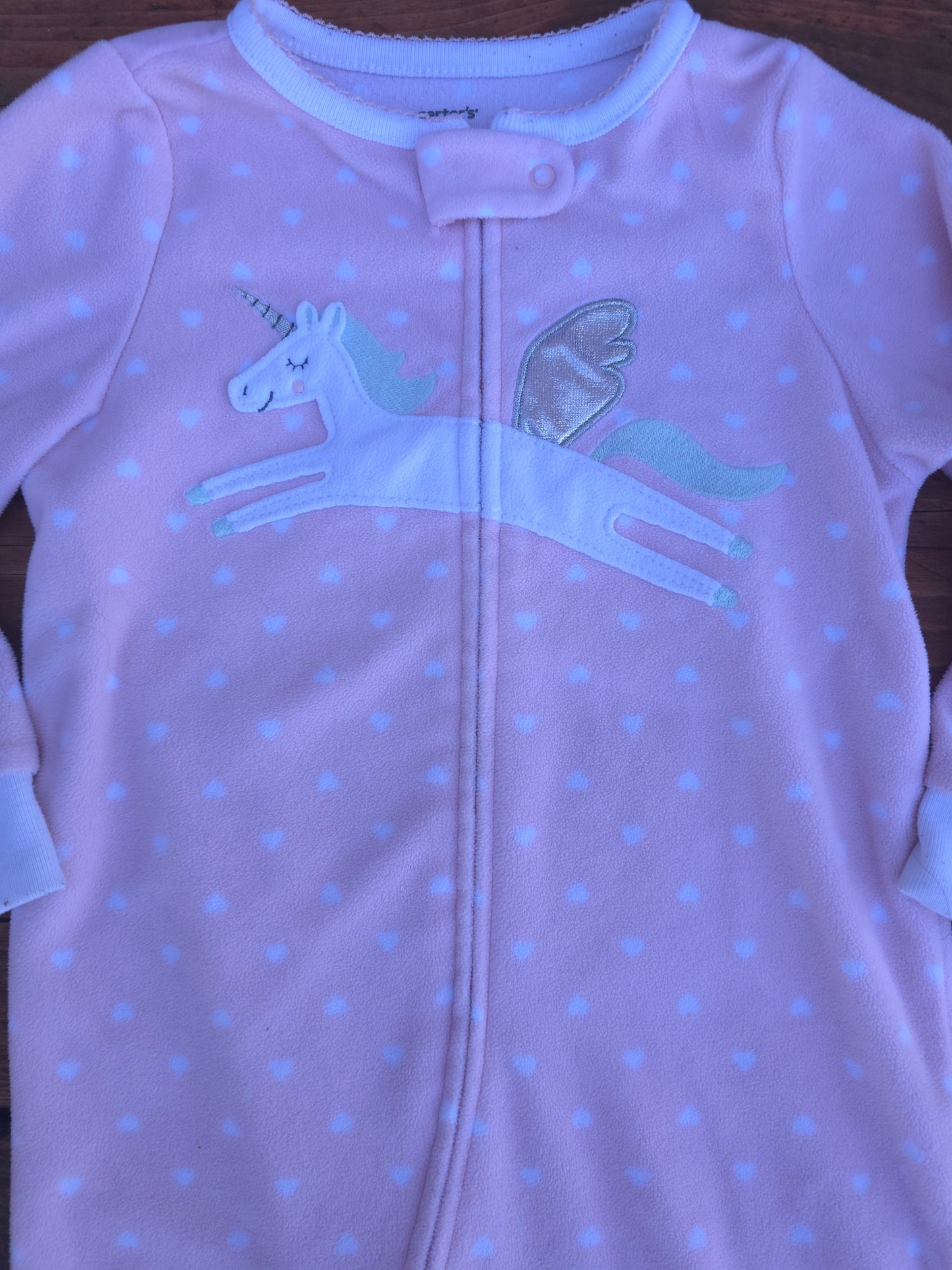 Carter's Girls Fleece Zip Pajama-2T