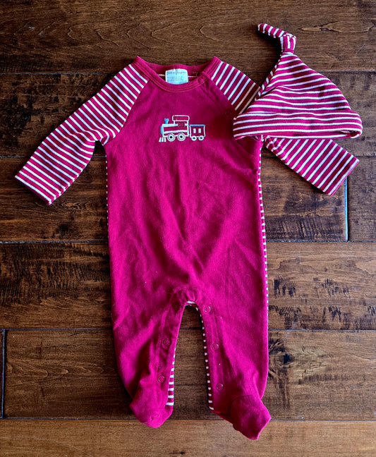 First Impressions Boys Pull On Pajama-0/3M