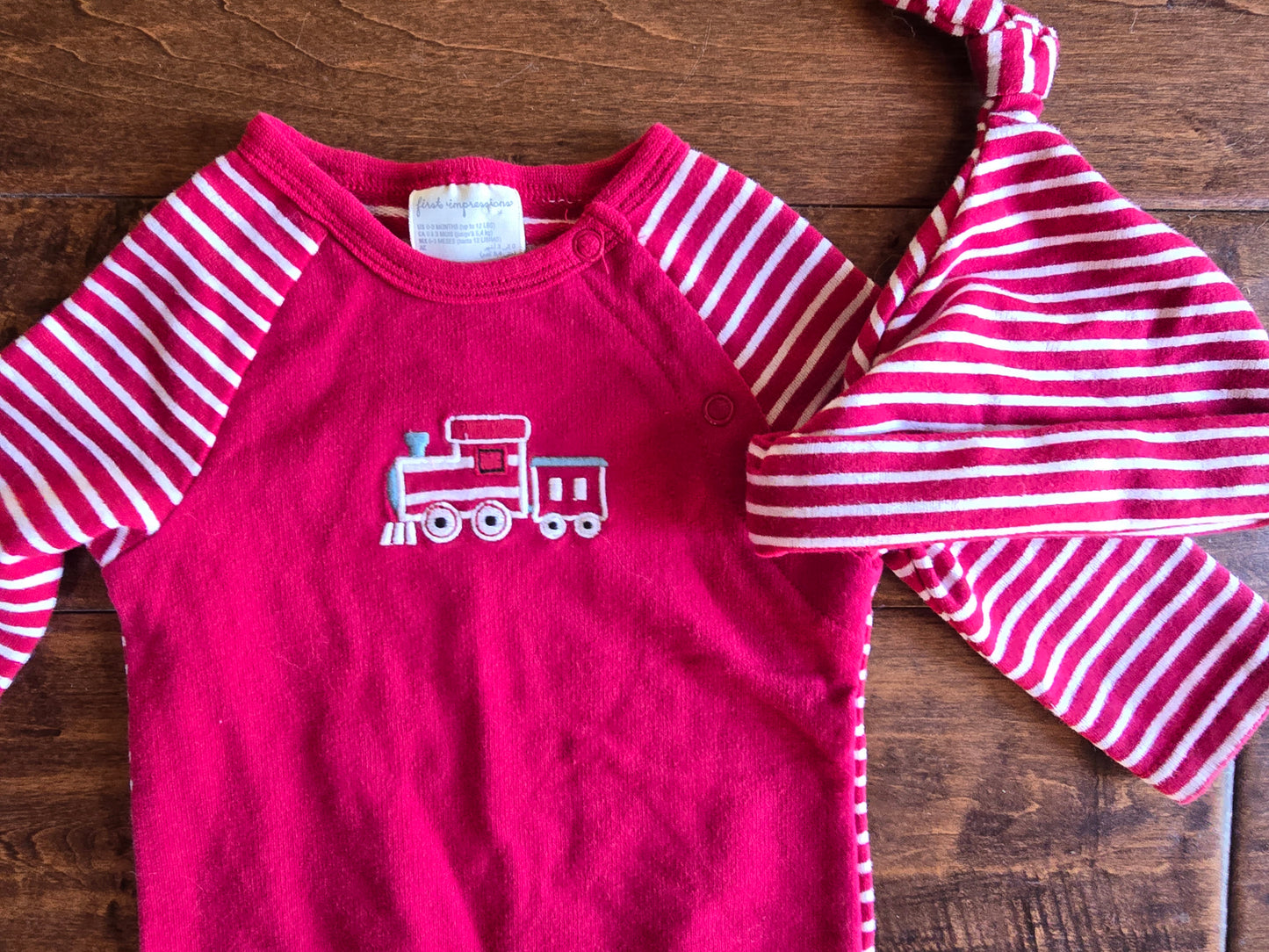 First Impressions Boys Pull On Pajama-0/3M