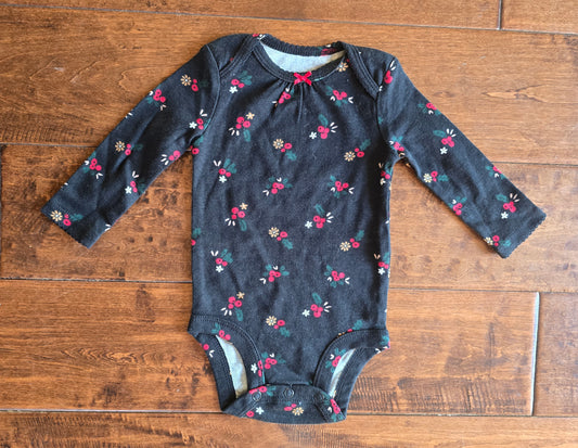 Carter's Girls Long Sleeve Bodysuit-3M