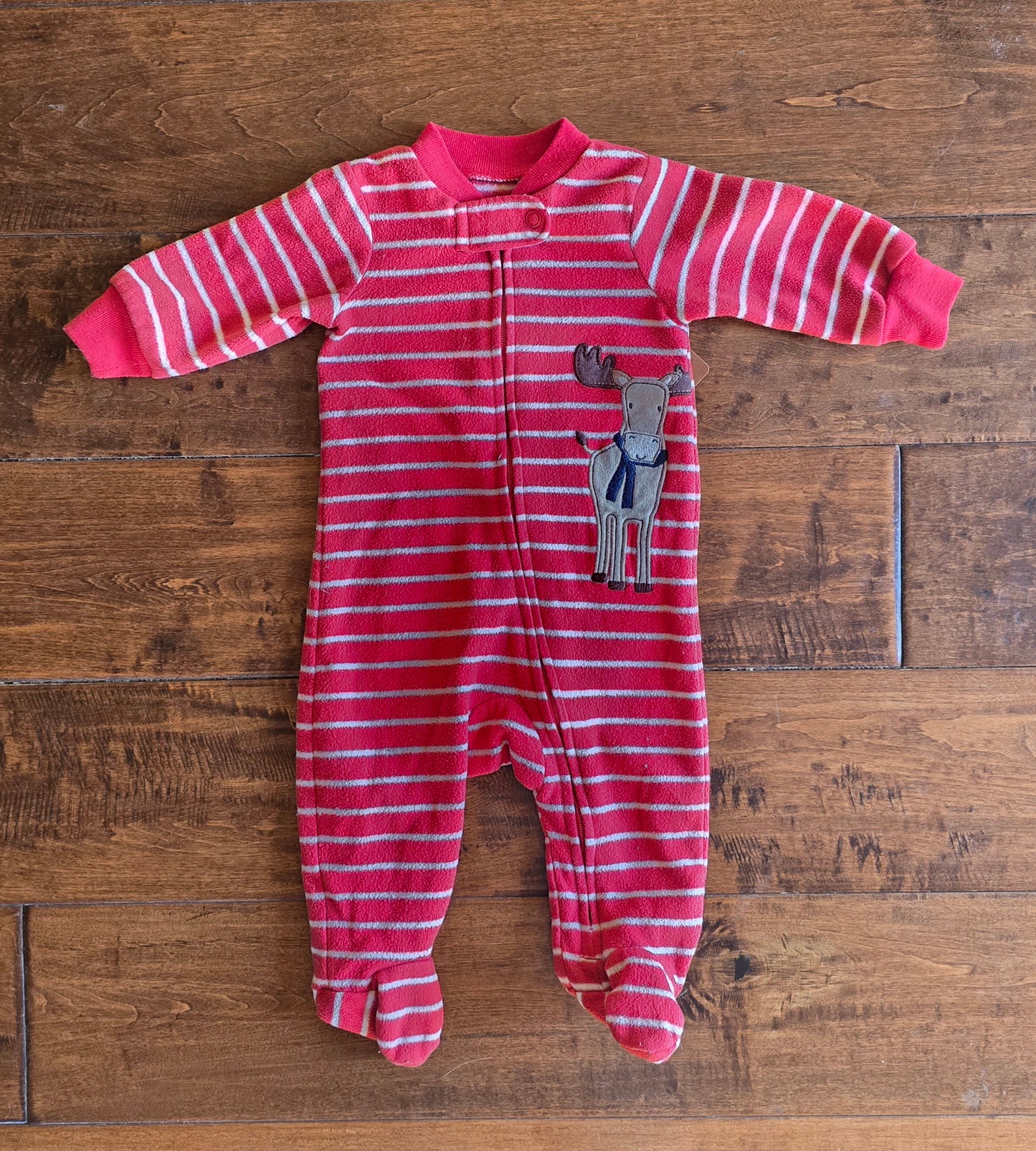 Carter's Boys Fleece Zip Pajama-3M