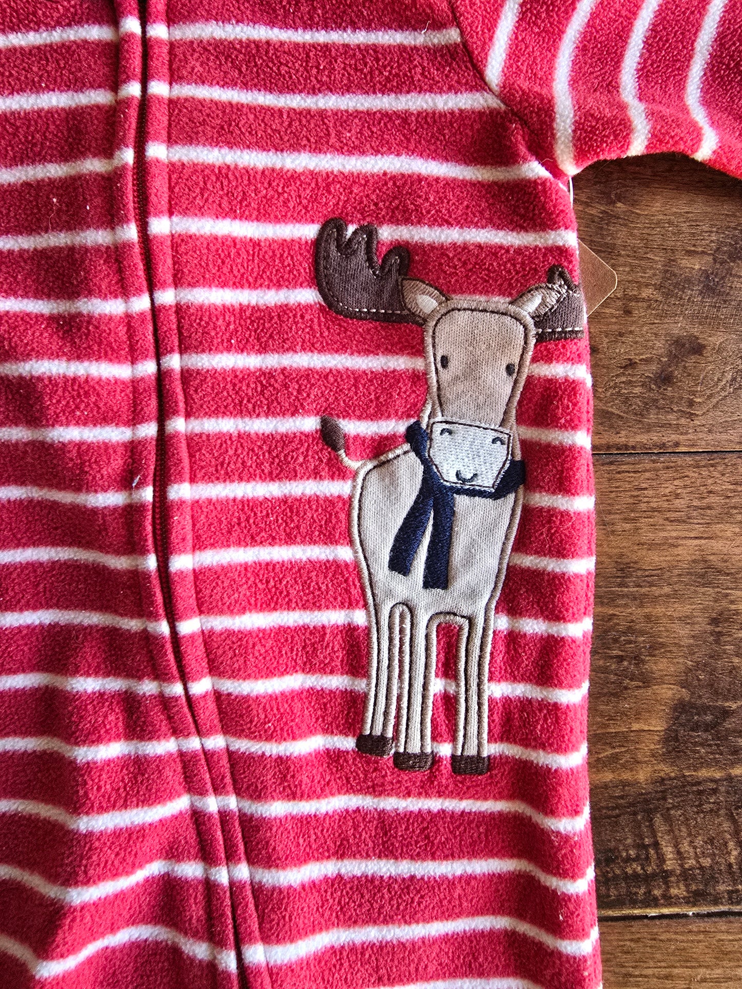 Carter's Boys Fleece Zip Pajama-3M