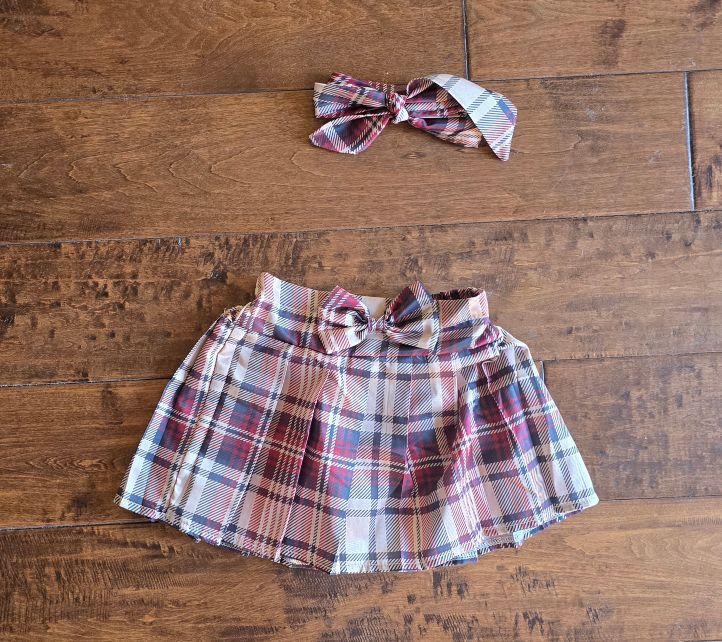 Girls Bodysuit & Skirt 3-Piece Outfit-2T