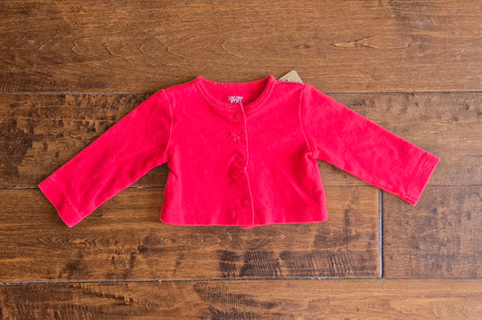 Just One You Girls Red Shrug-6M