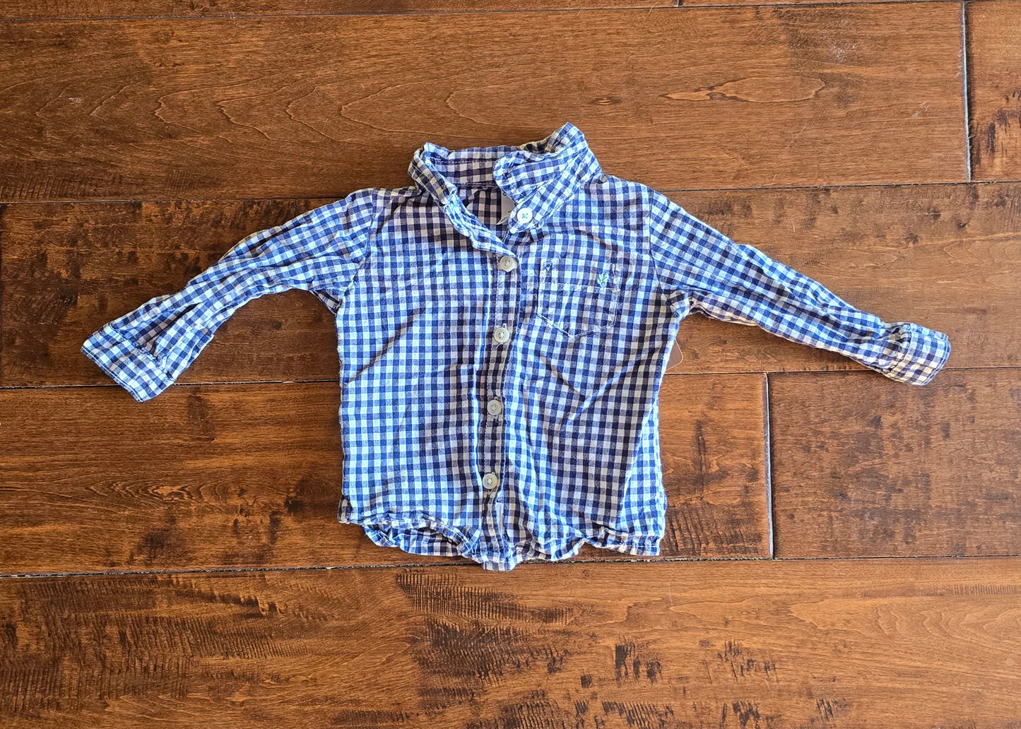 Carter's Boys Long Sleeve Button Down-9M