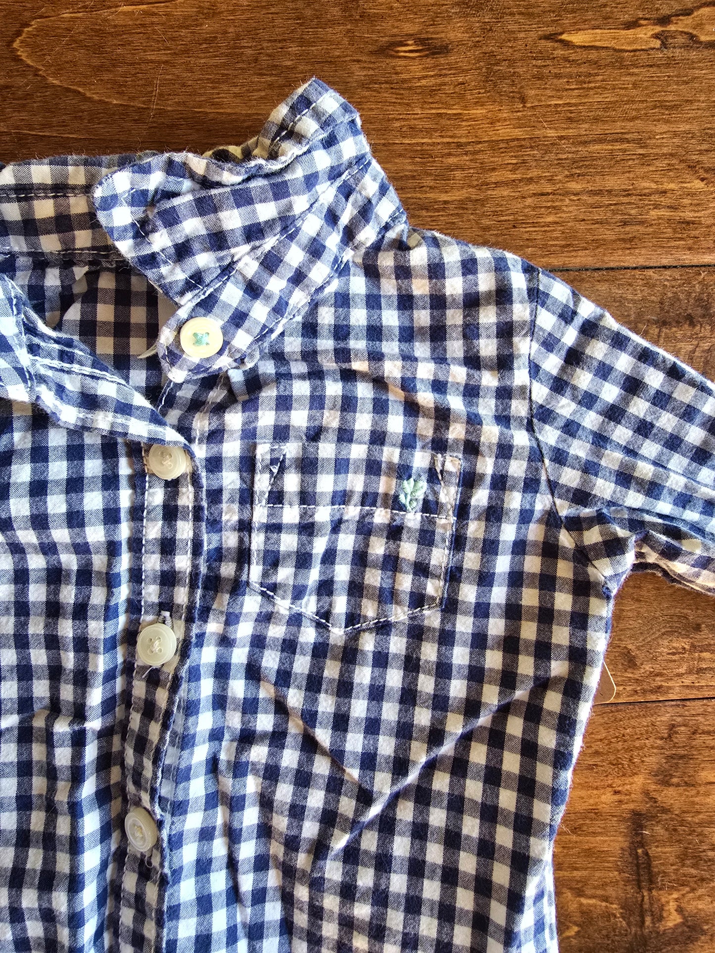 Carter's Boys Long Sleeve Button Down-9M