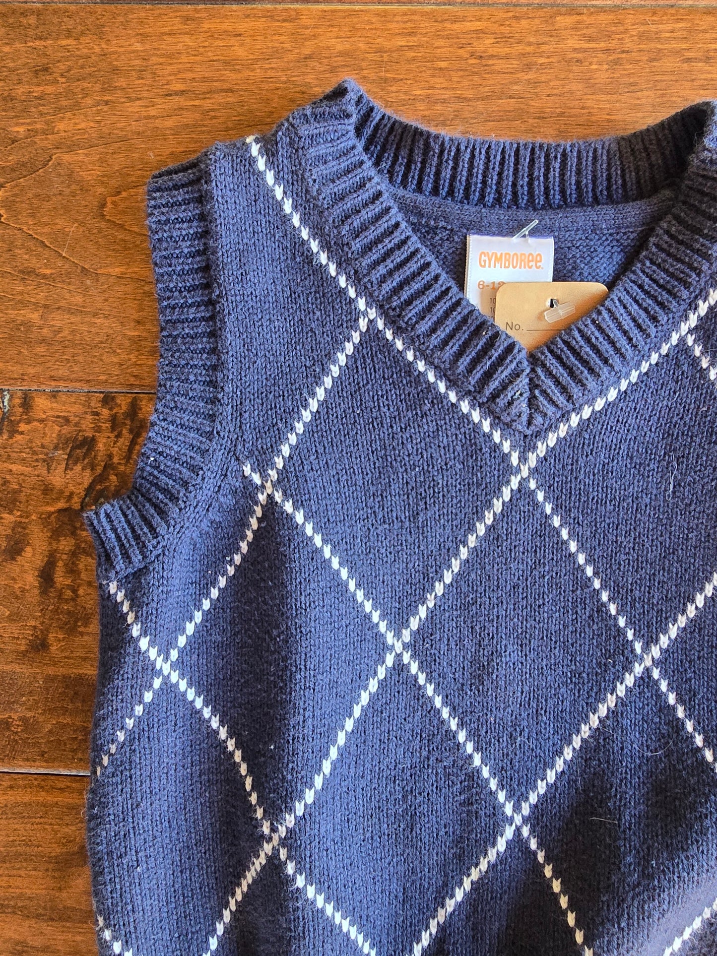 Gymboree Boys Sweater Vest-6/12M