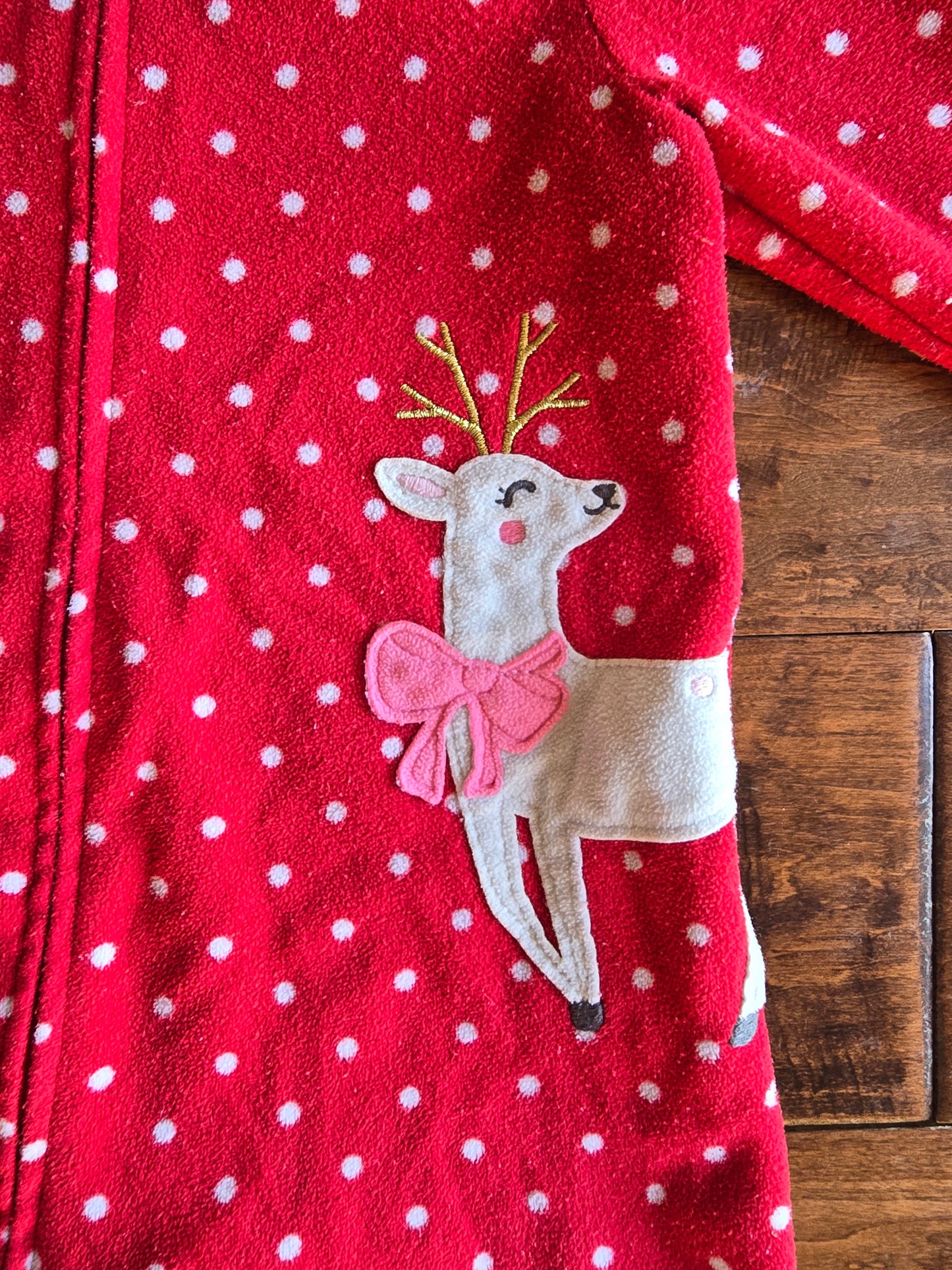 Carter's Girls Snug Fit Zip Pajama-12M