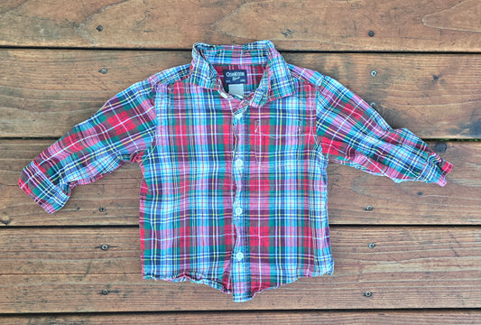 OshKosh Boys Button Down Shirt-18M