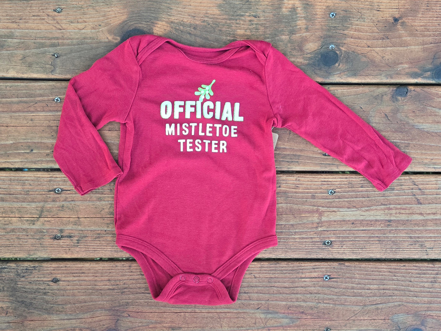 Dip Christmas Long Sleeve Bodysuit-12/18M