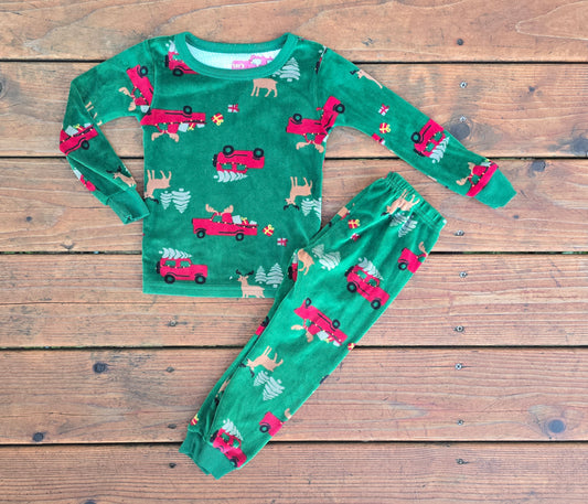 Carter's Fleece Christmas Pajama Set-2T