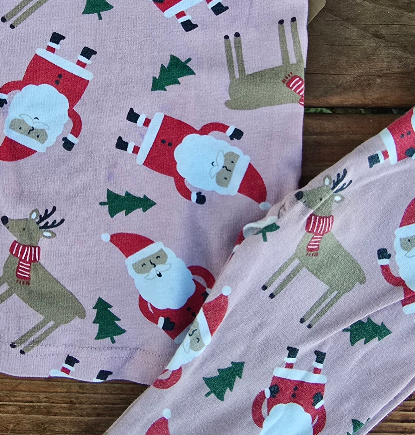 Just One You Girls Pink Pajama Set-3T