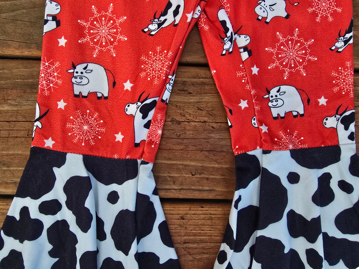 Girls Pull On Bell Botton Pants-4T