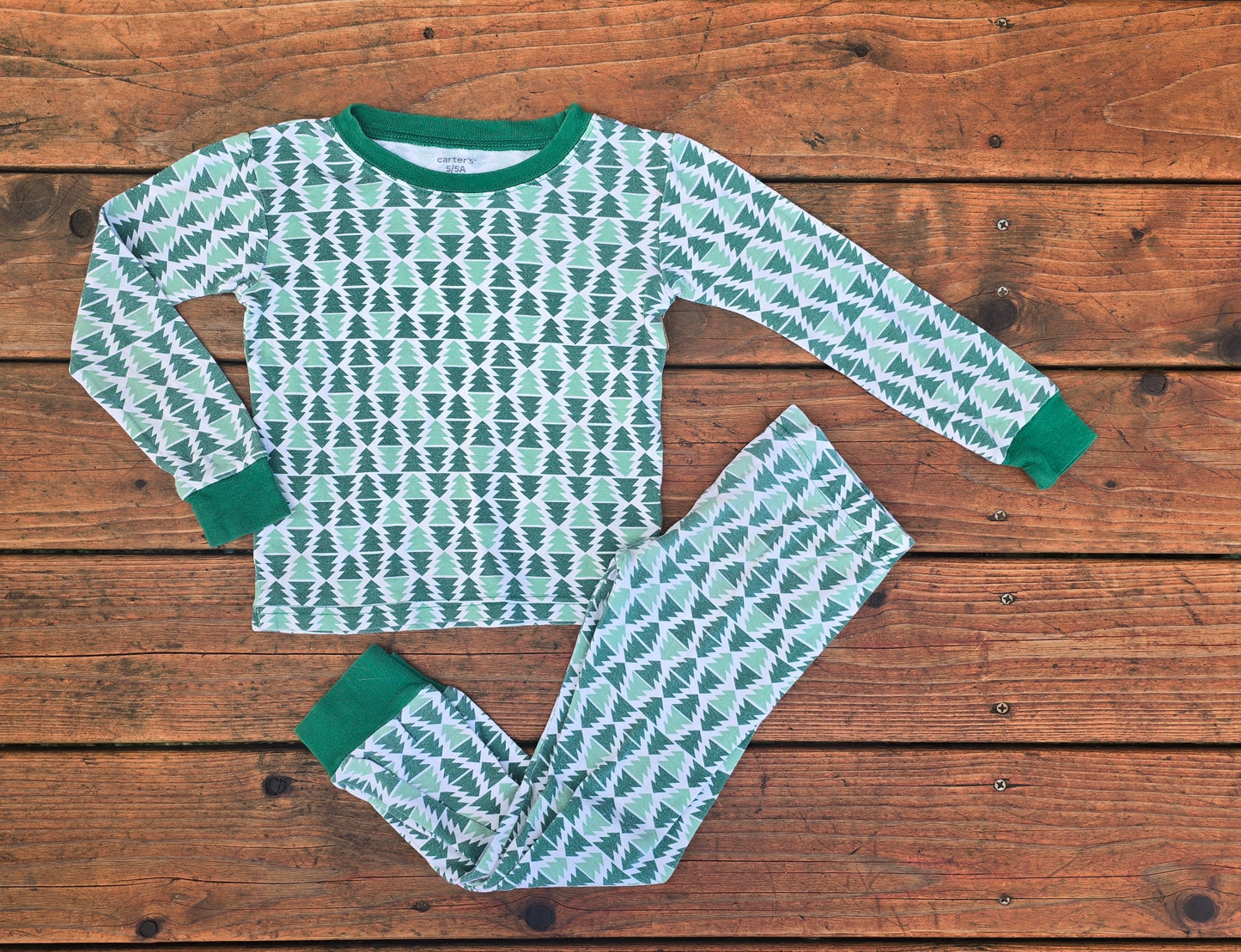 Carter's Boys Tree Long Sleeve Pajama Set-5