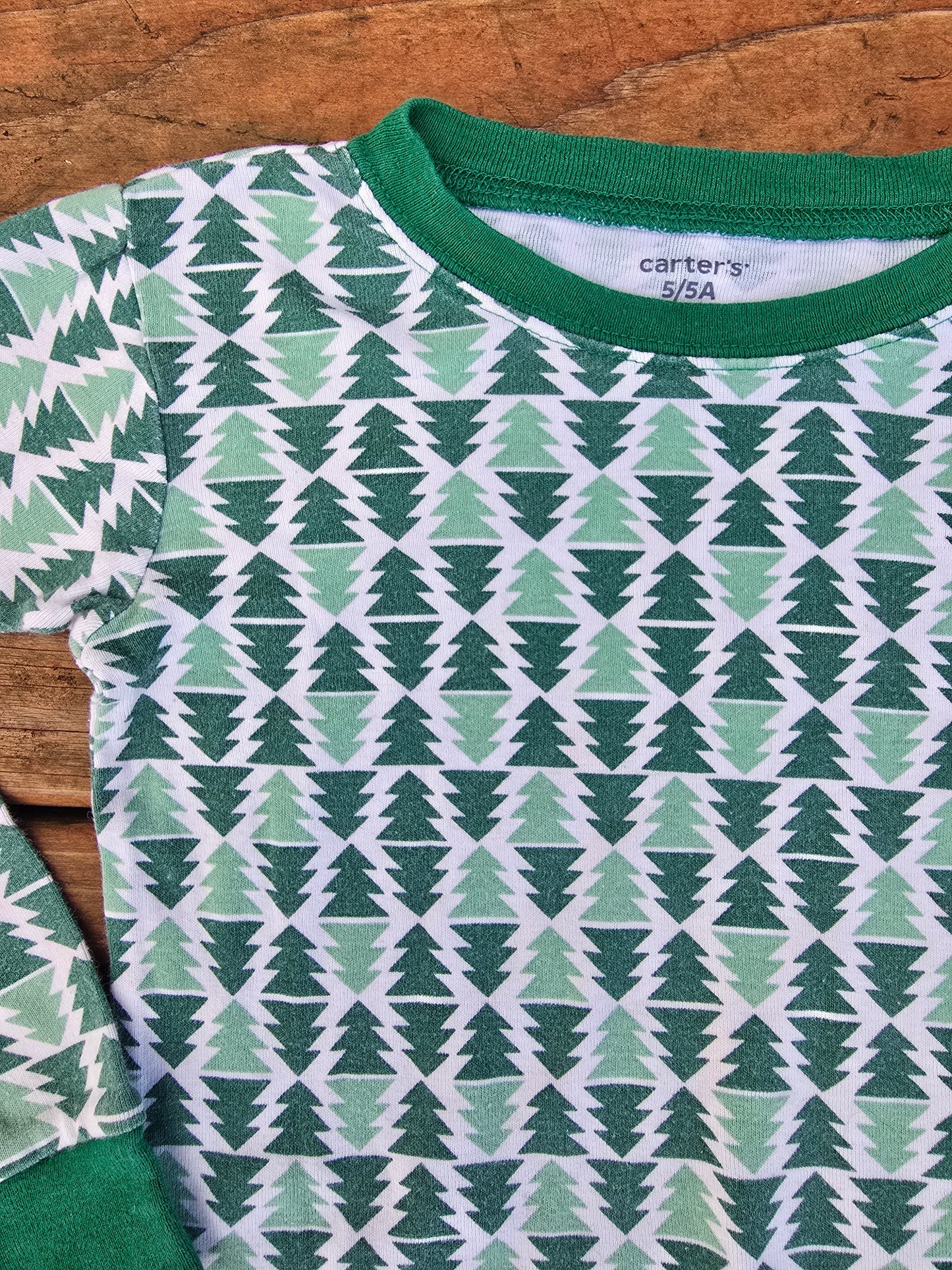 Carter's Boys Tree Long Sleeve Pajama Set-5