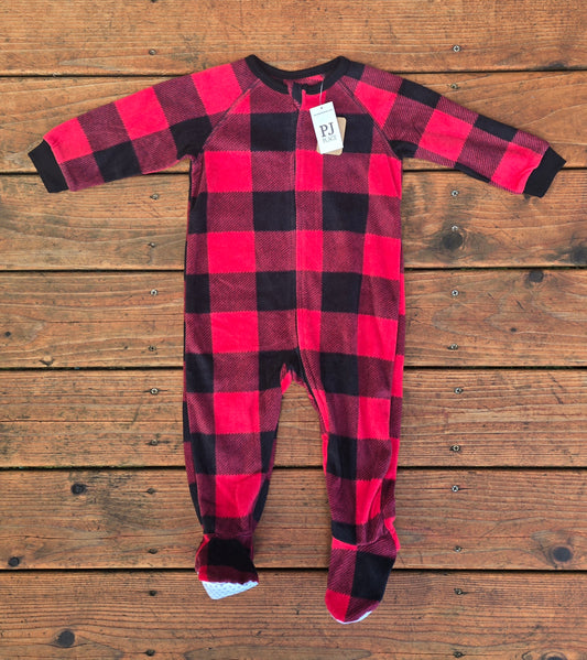 NWT PJ Place Fleece Zip Pajama-12/18M/5T